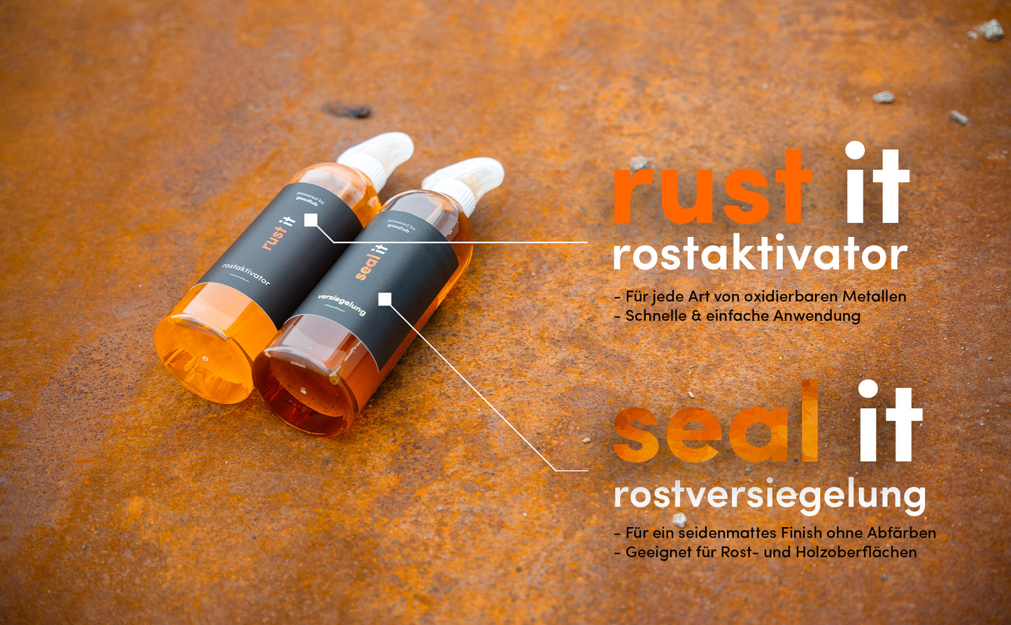 SealIT Rostversiegelung | Schützt vor Abfärben & stabilisiert Rost