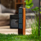 Steckdosensäule 4fach mit Erdspieß Bundle (Corten)