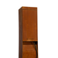 Steckdosensäule MAXI (Corten) | Außensteckdose wetterfest IP55, Edelstahl