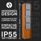 Steckdosensäule 4fach mit Erdspieß Bundle (Corten)
