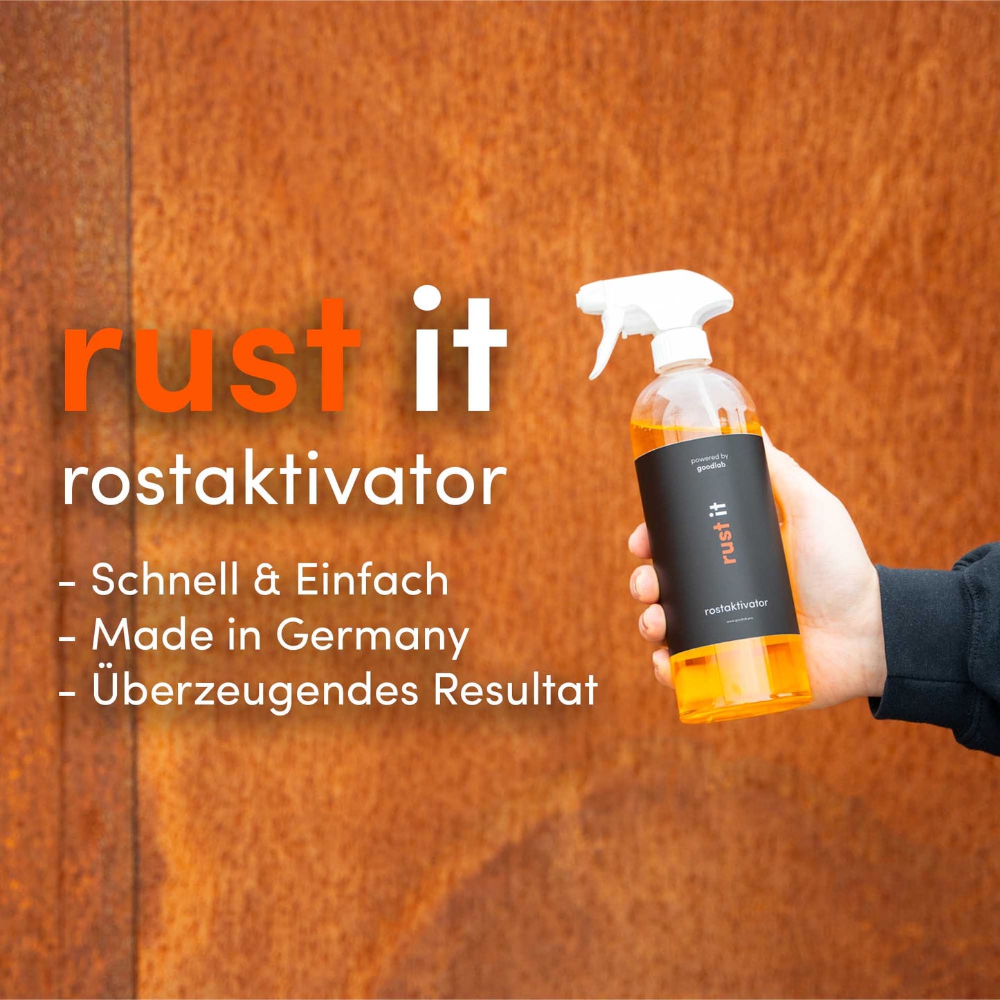 RustIT Rostaktivator | Für jede Art von oxidierbaren Metallen